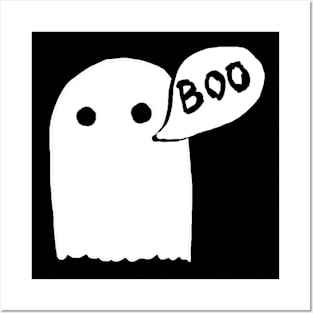 boo ghost Posters and Art